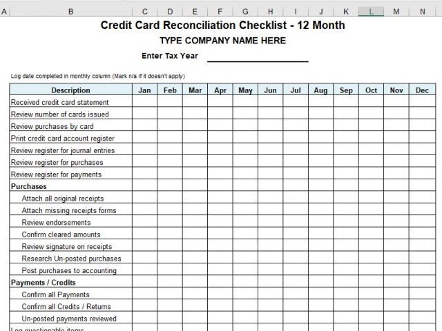 Accounts Payable Checklist Template Sample