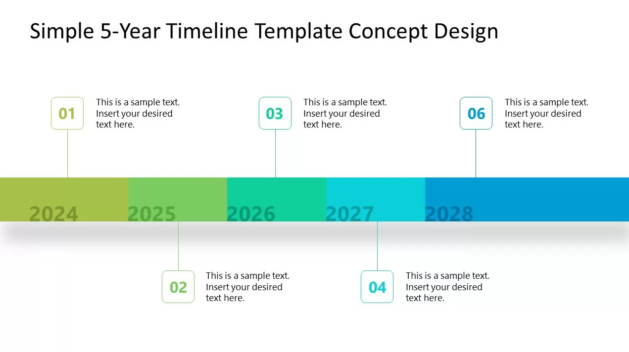 Example of 5 Year Plan Timeline Template