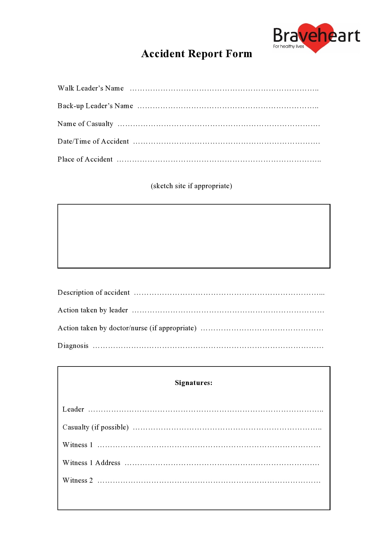 accident report form 14