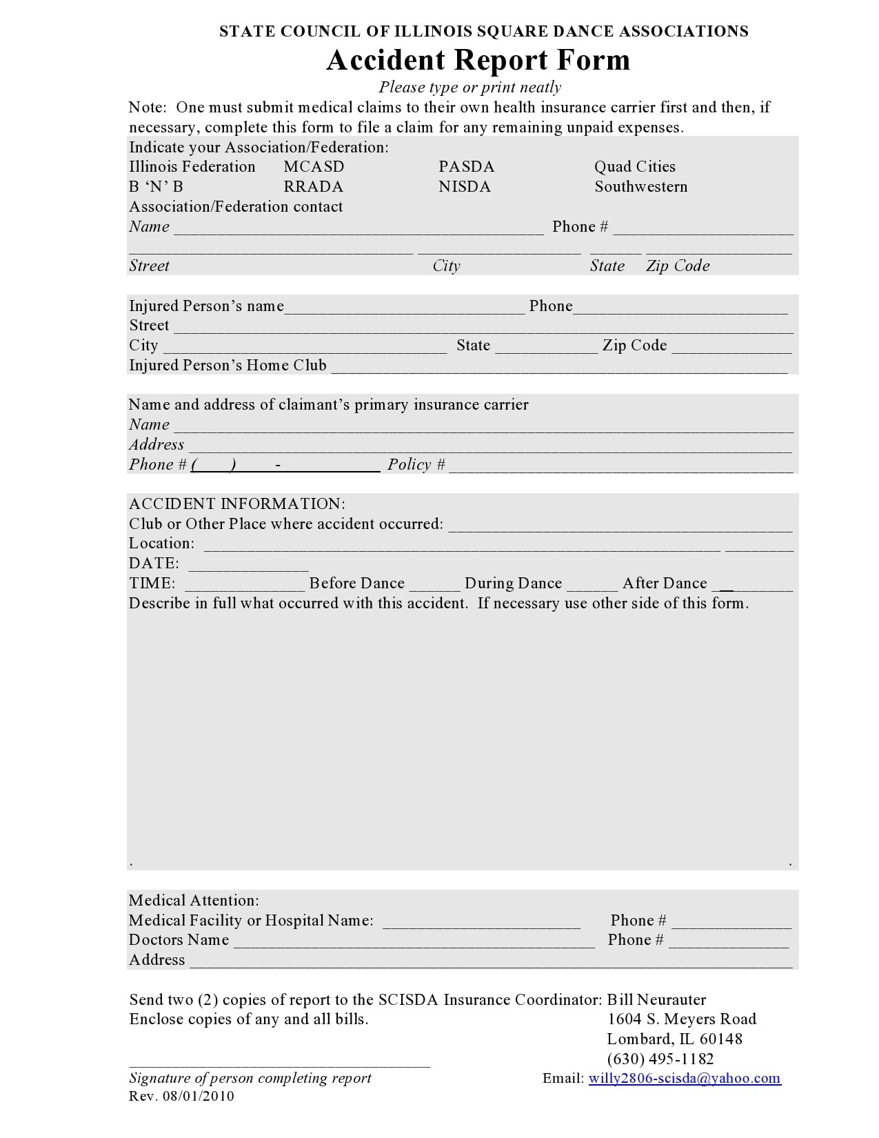 accident report form 20