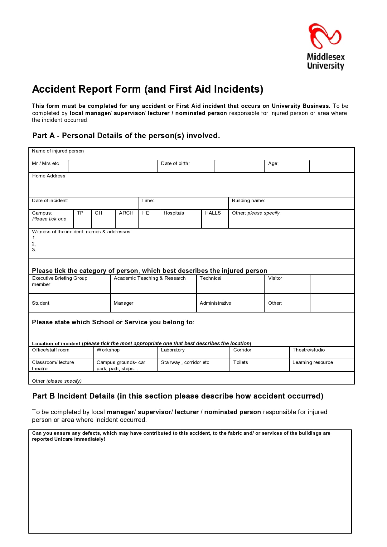 accident report form 22