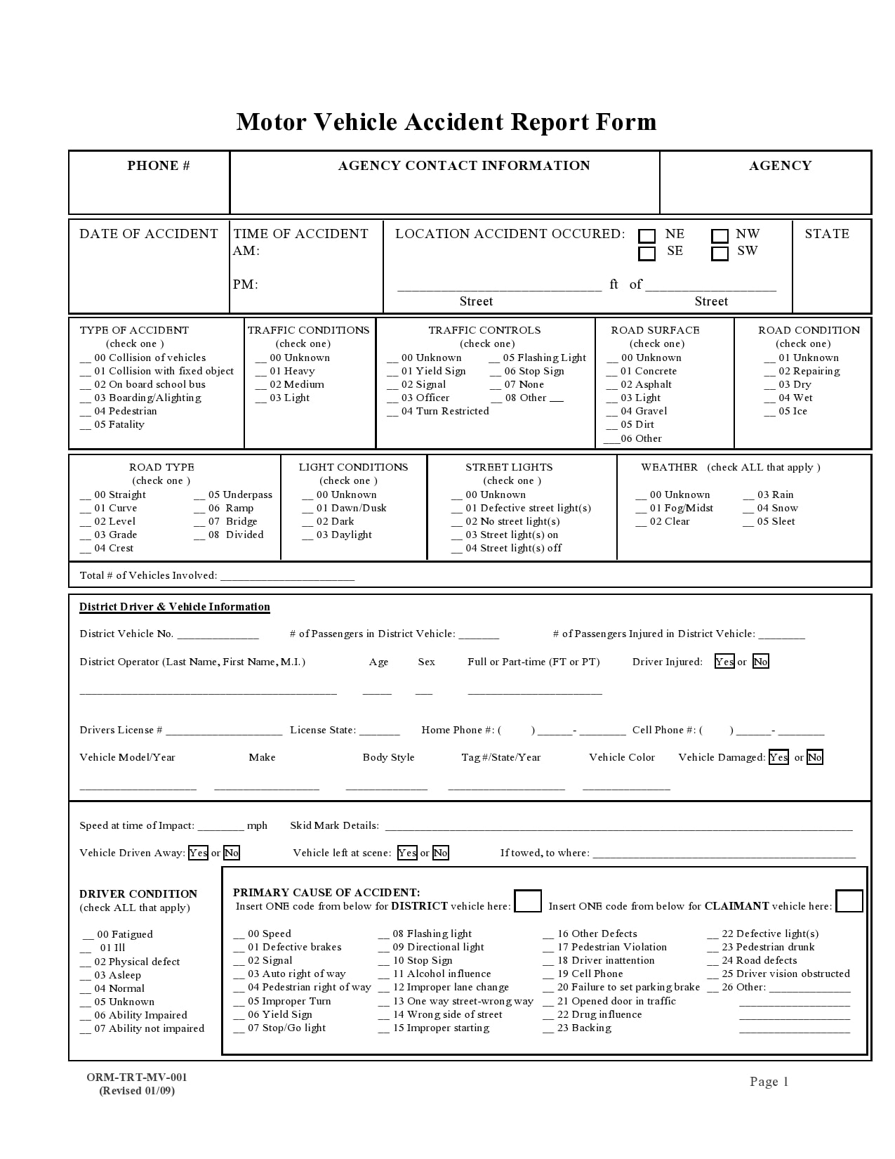 accident report form 44