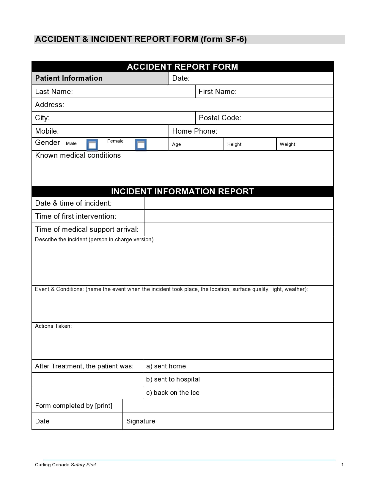 accident report form 47