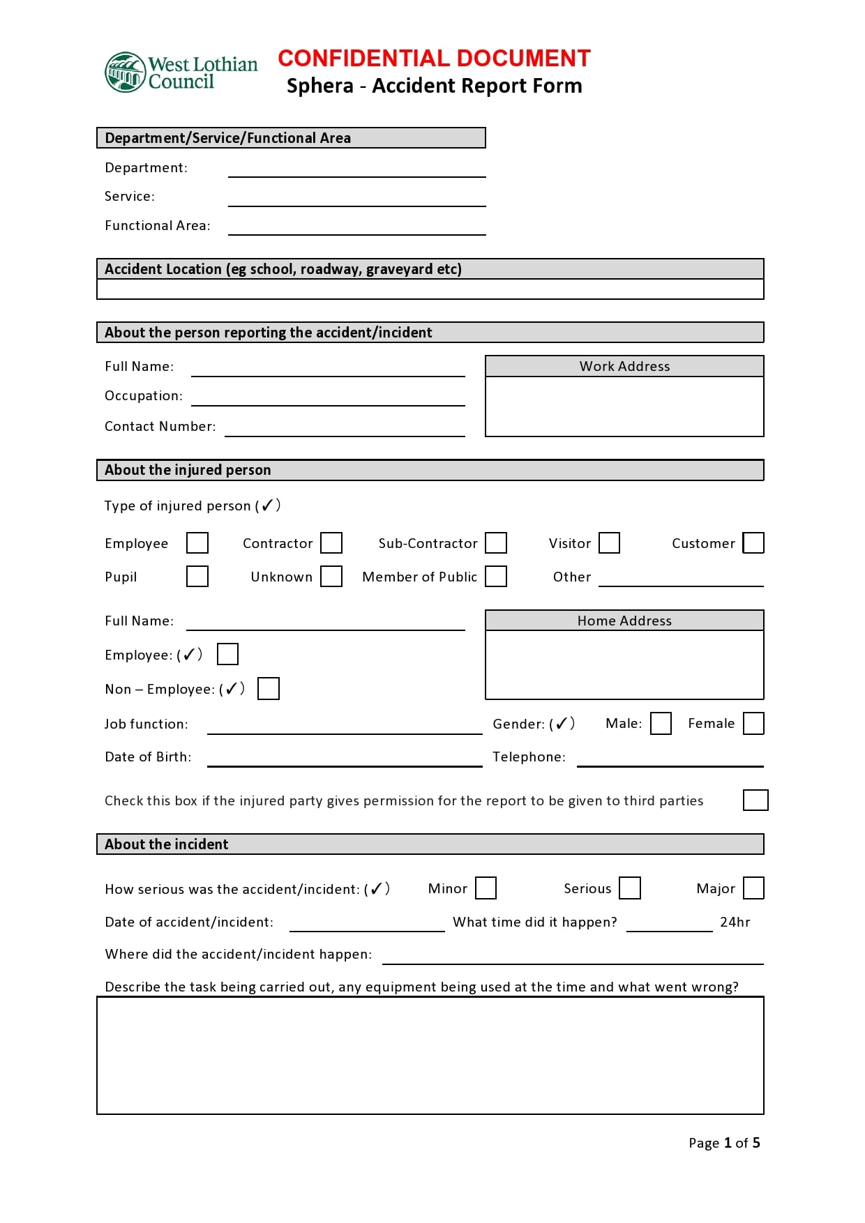 accident report form 48