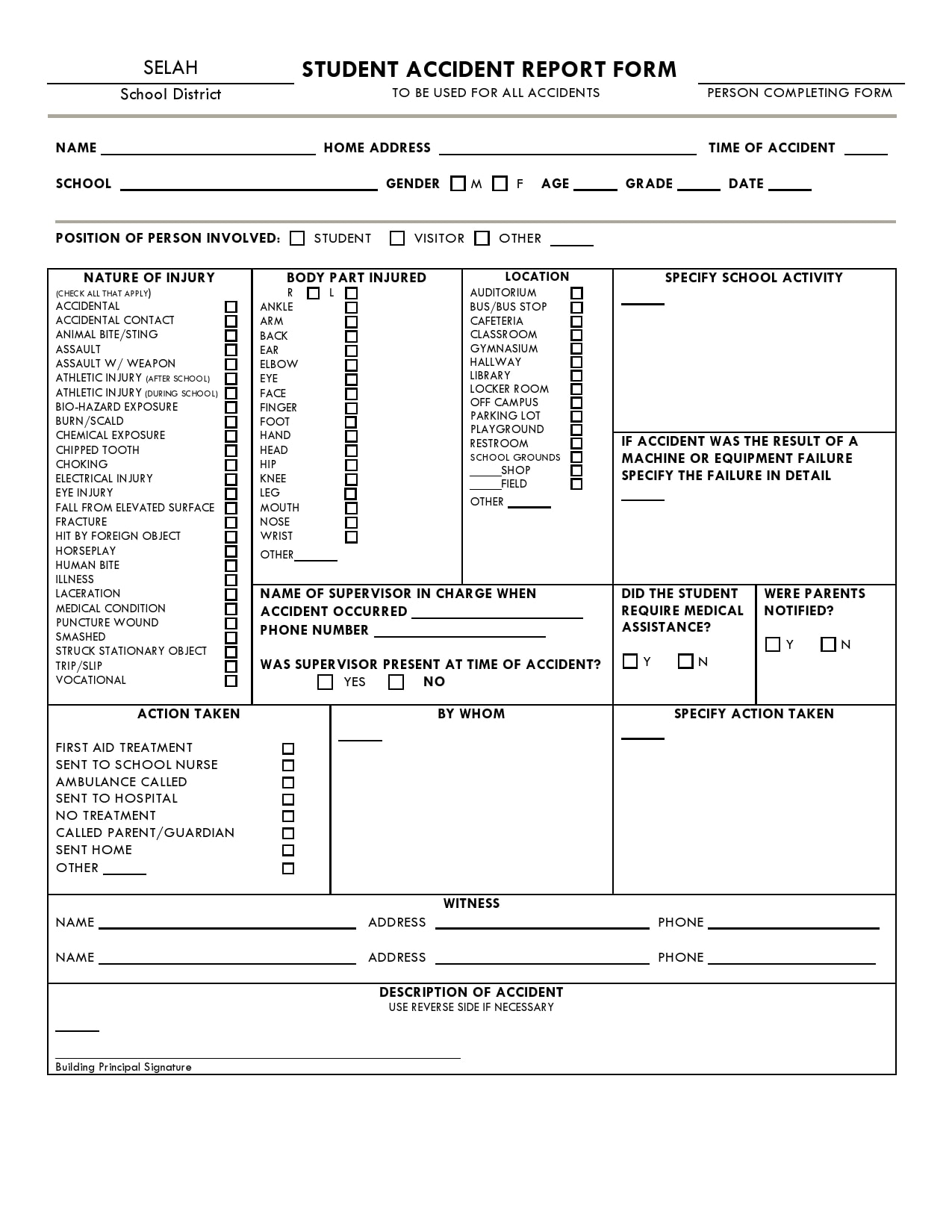 accident report form 50